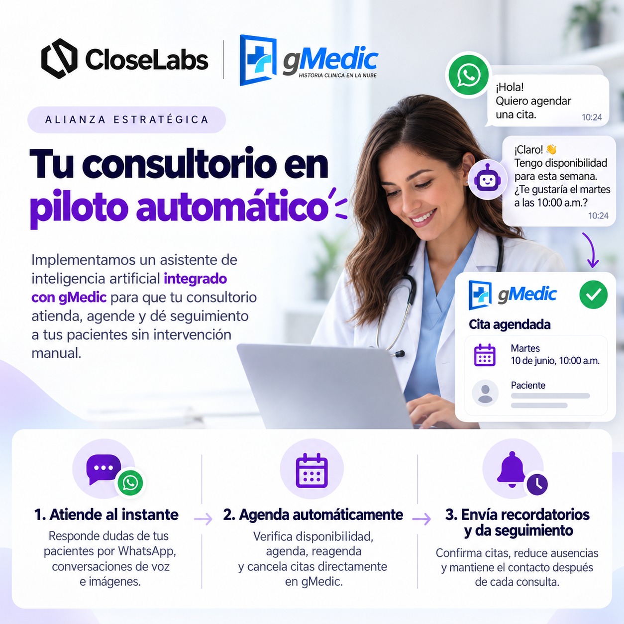 Alianza entre gMedic y CloseLabs