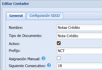 Notas Crédito en gMedic