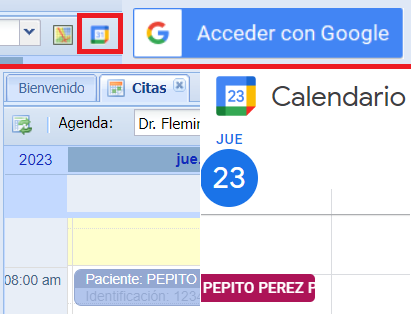 Sincronización con Google Calendar