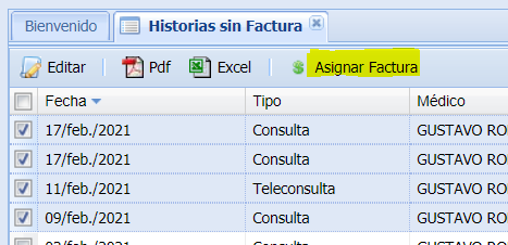 Funcionalidades de Facturación