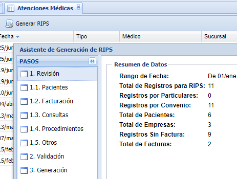 Generación de Rips Masivos