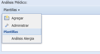 Plantillas de Texto