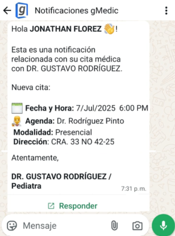 Nuevo Módulo de Notificaciones por WhatsApp